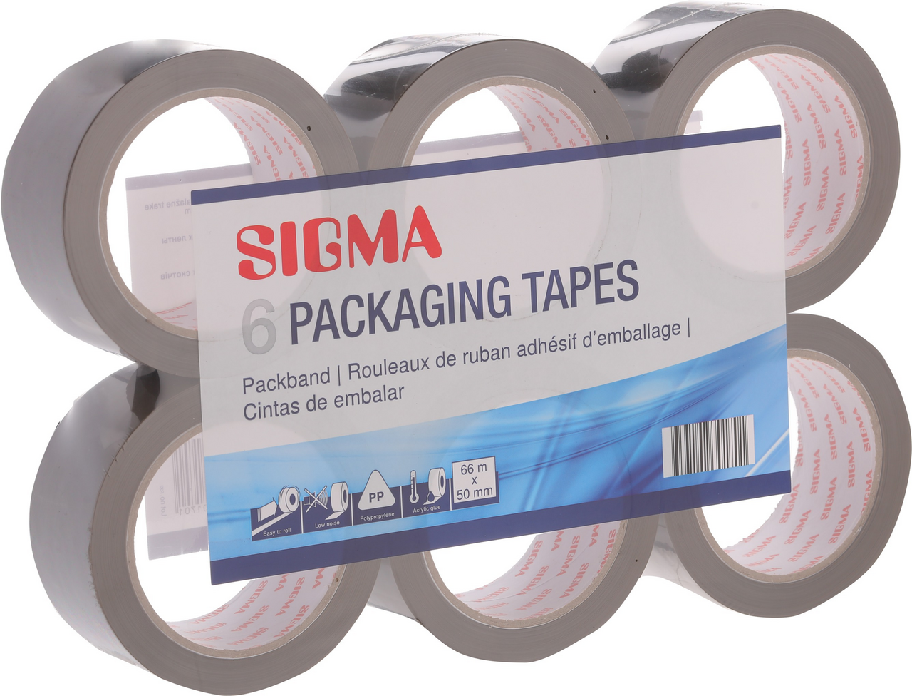 SIGMA Páska baliaca hnedá 6 ks