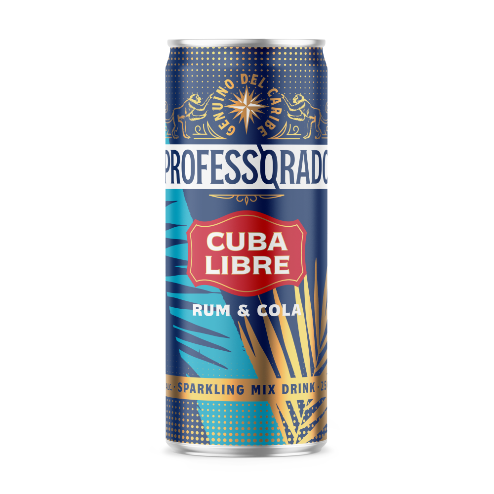 PROFESSORADO Rum & cola 6% miešaný nápoj 250 ml vratná plechovka