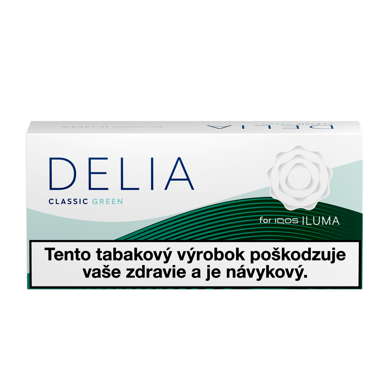 DELIA Classic Green tabaková náplň 10 ks