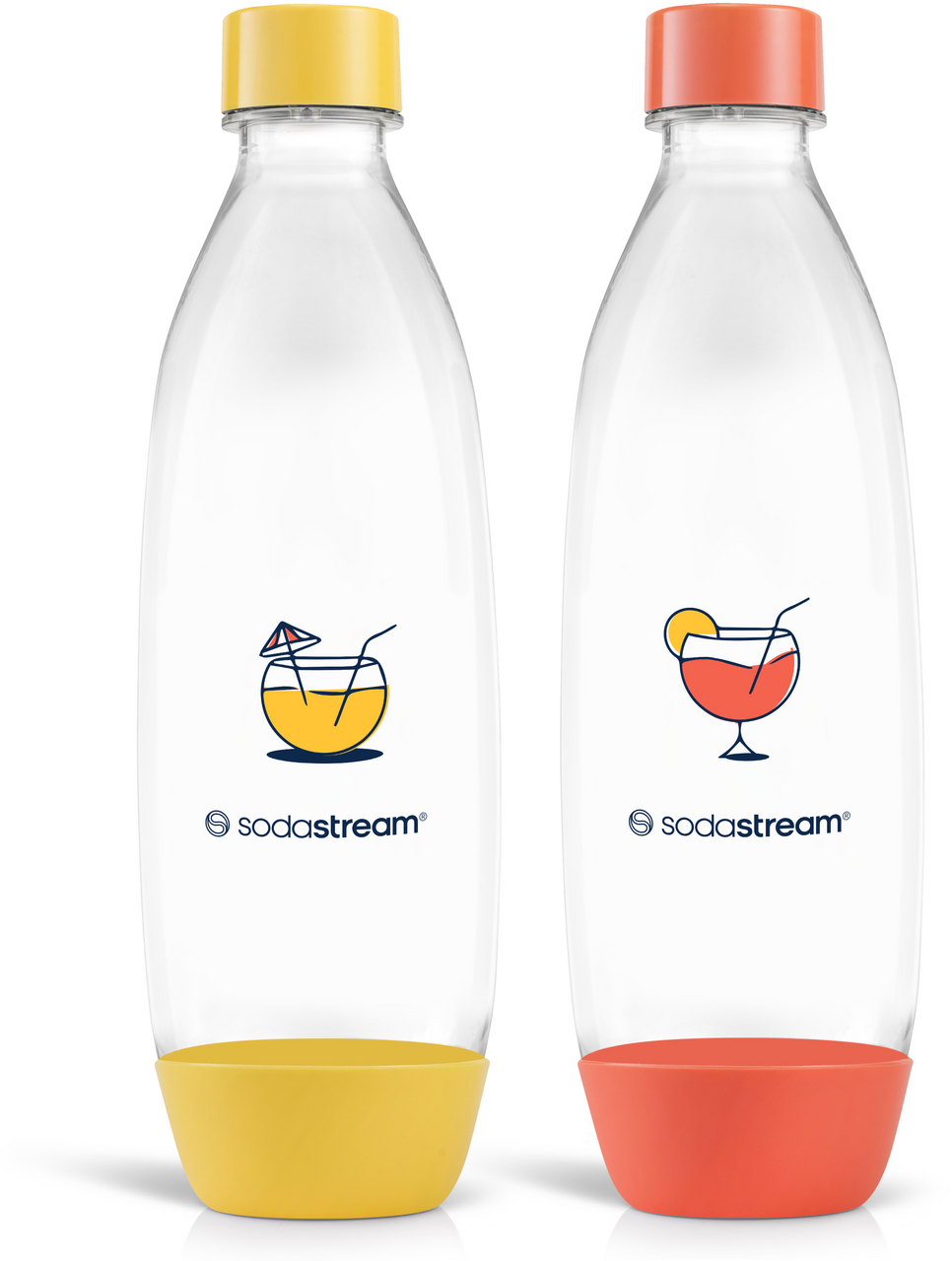 sodastream Fľaša Fuse DWSA yellow / orange 2 x 1 l