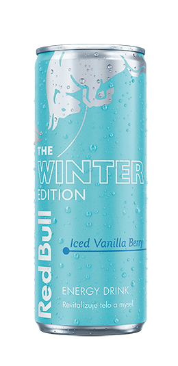Red Bull Winter Iced Vanilla Berry energetický nápoj 24 x 250 ml vratná plechovka
