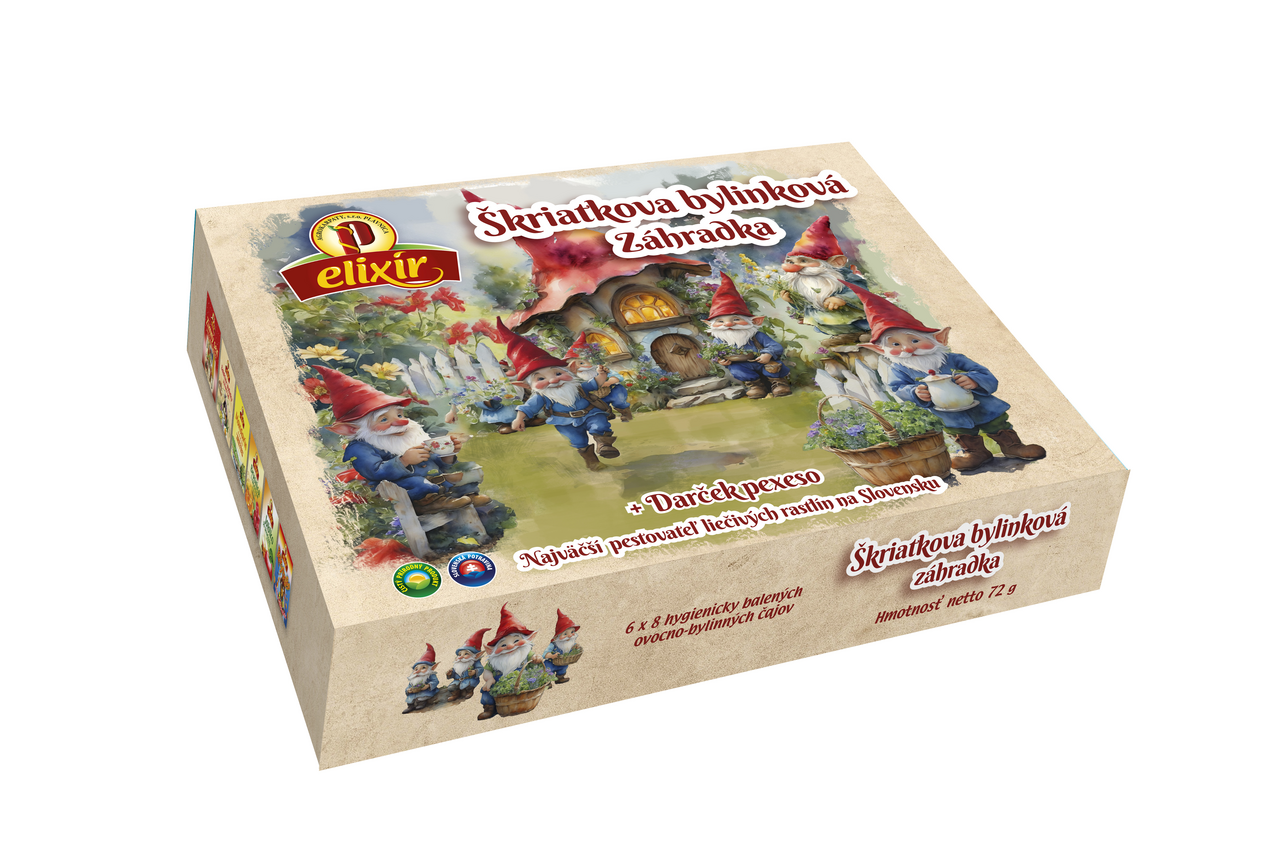 elixír Škriatkova bylinková záhrada kolekcia čajov 48 ks