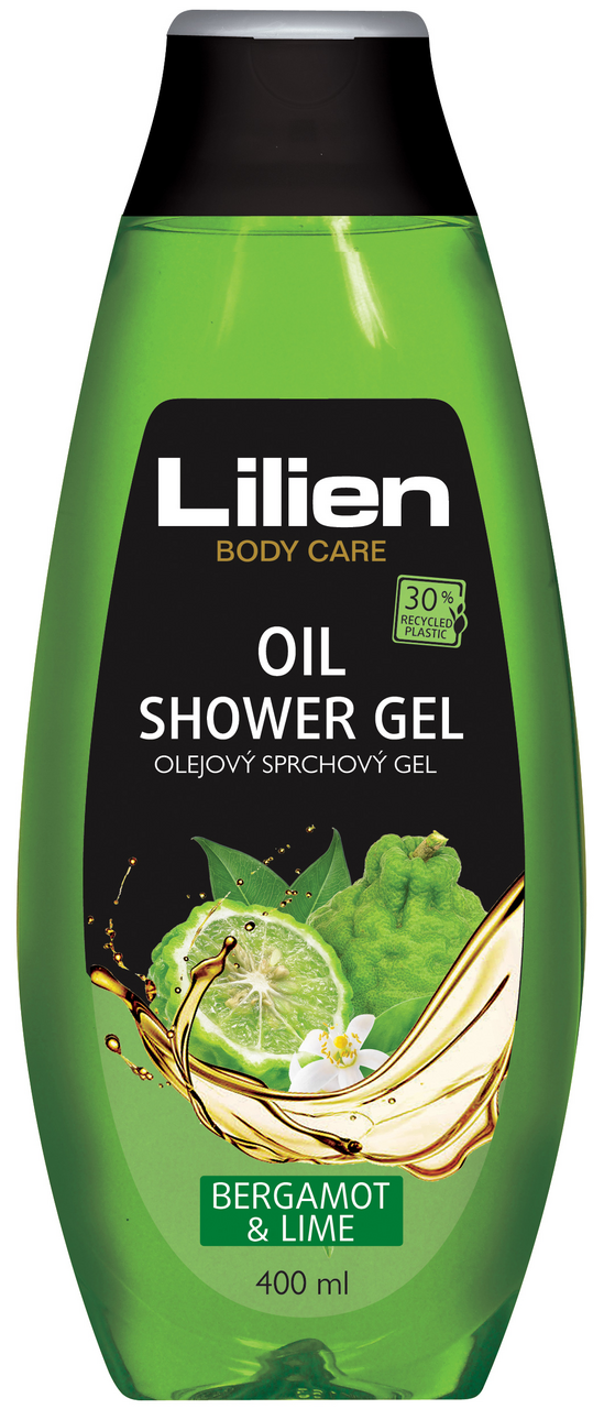 Lilien Oil Bergamot & Lime sprchový gél 400 ml