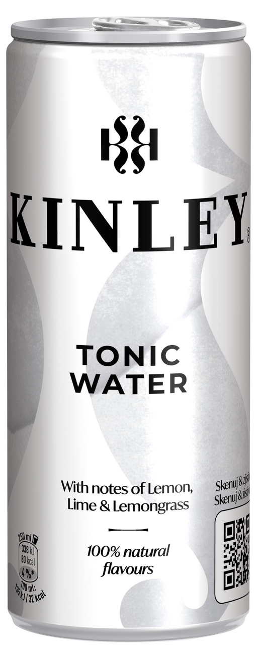 KINLEY Tonic 4 x 250 ml vratná plechovka