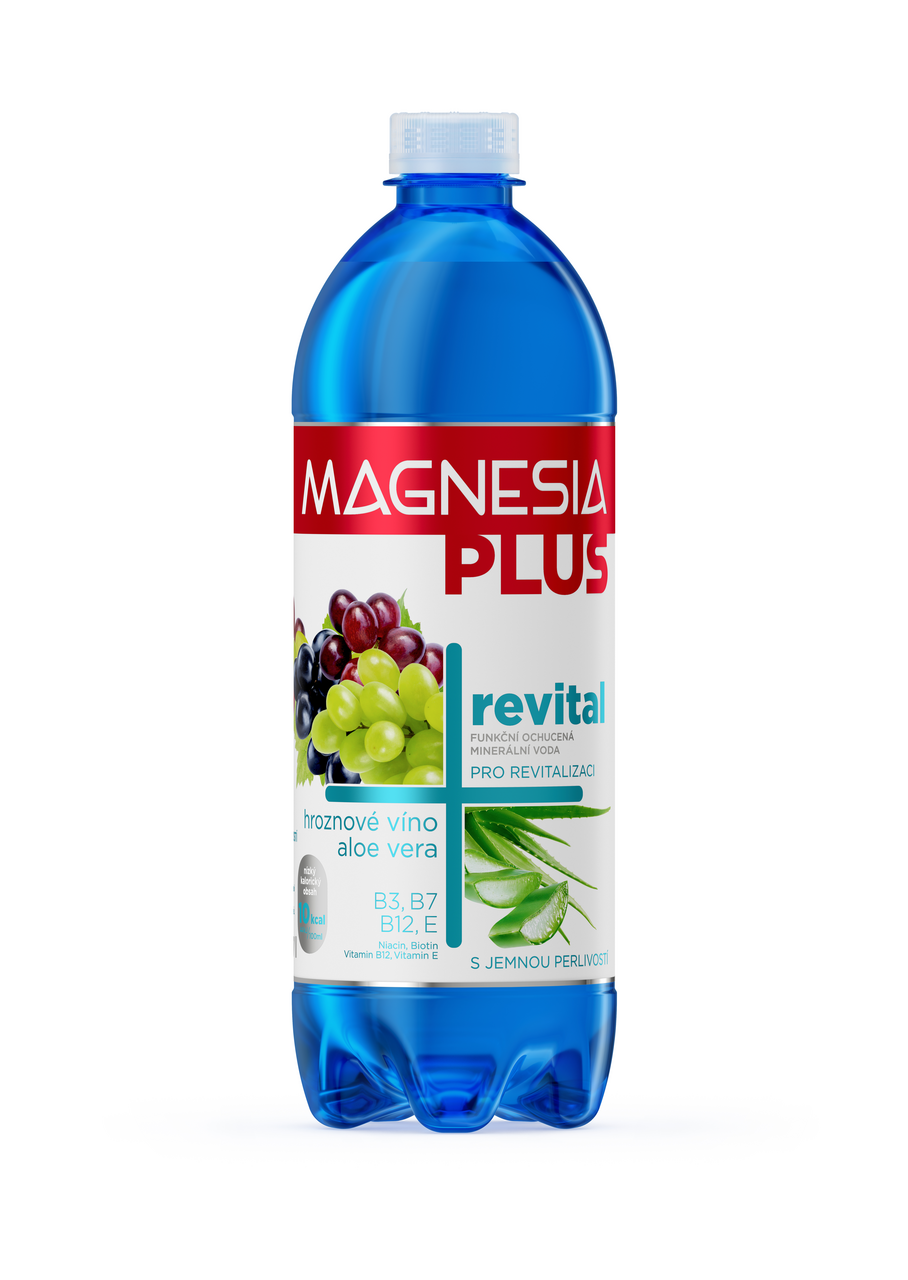 MAGNESIA Plus revital minerálna voda 6 x 700 ml vratná PET fľaša