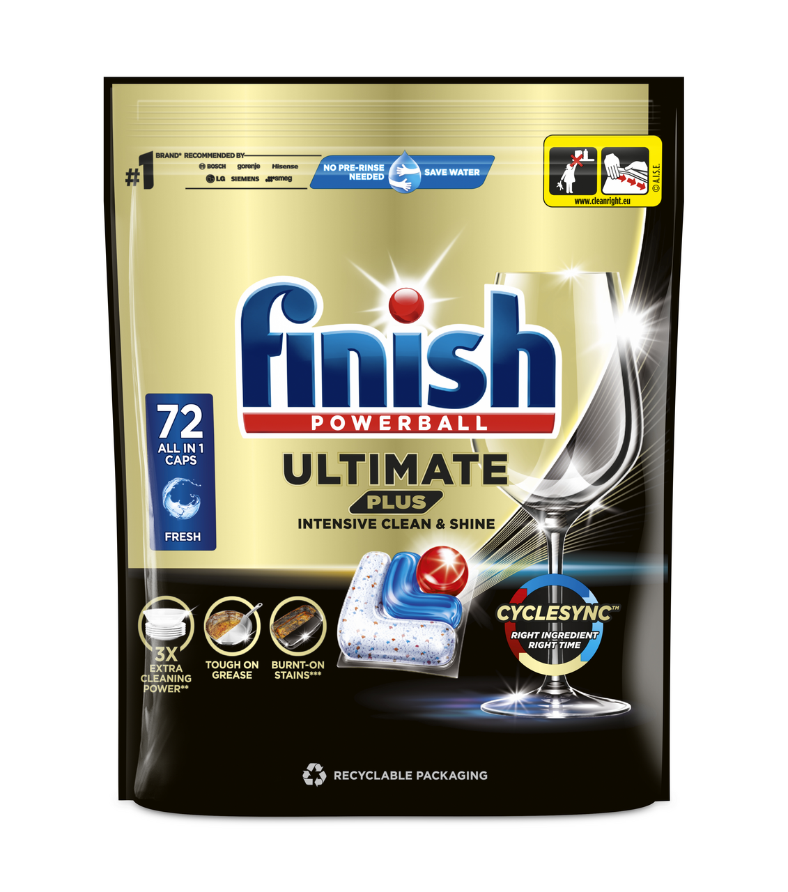 finish Ultimate Plus tablety do umývačky riadu 72 ks