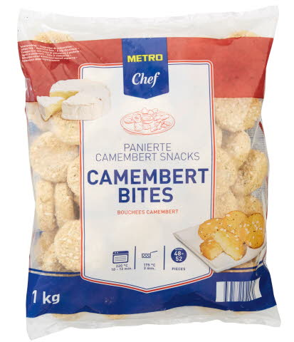 METRO Chef Camembert bites mraz. 1 kg