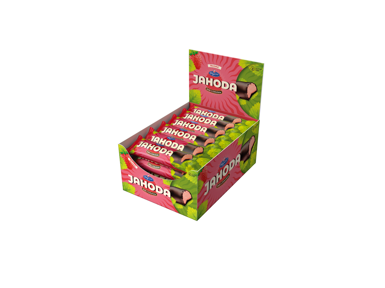 Figaro JAHODA penové želé 35 x 40 g