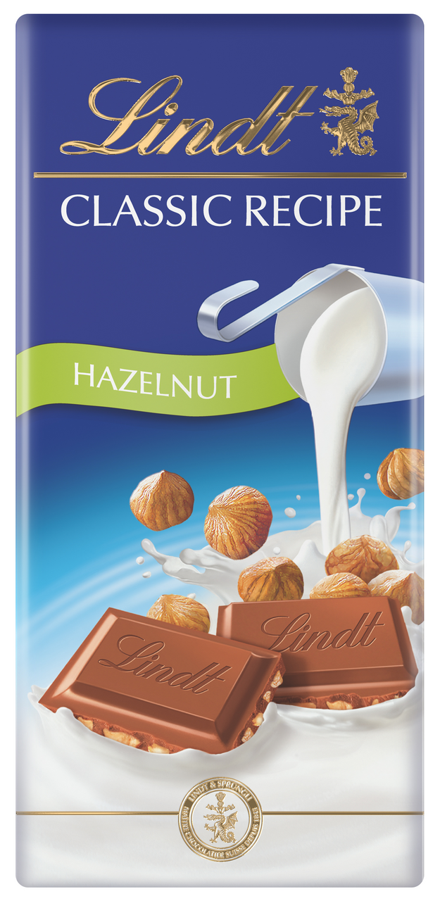 Lindt Classic Recipe hazelnut 100 g