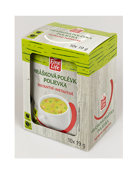 Fine Life Hrášková polievka instantná 10 x 19 g