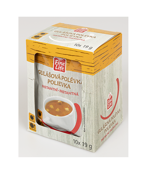 Fine Life Gulášová polievka instantná 10 x 19 g