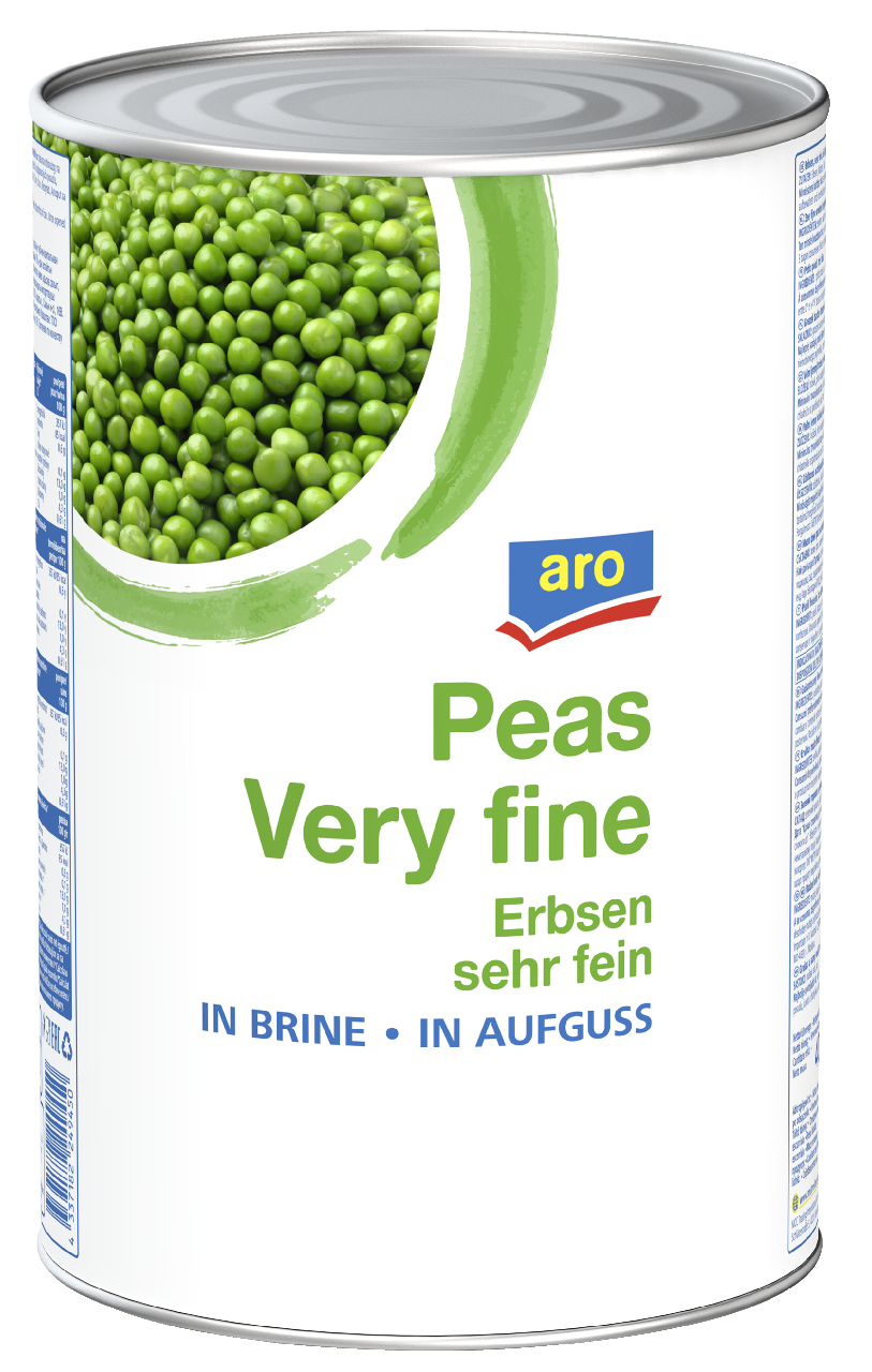 aro Hrášok jemný 4250 ml