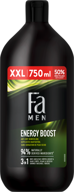 Fa Men Sport Energy Boost sprchový gél 750 ml