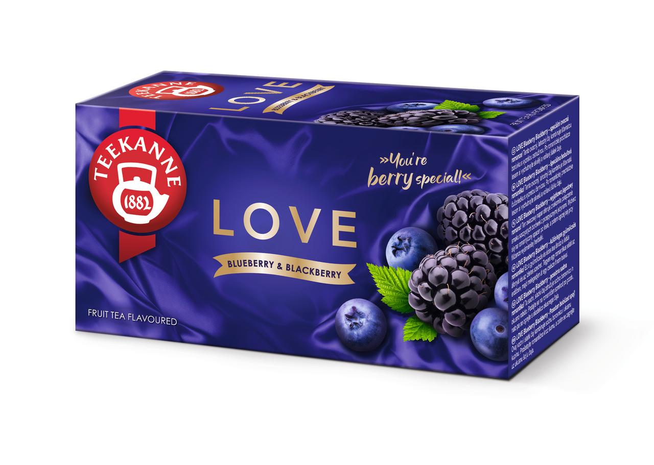 TEEKANNE LOVE Blueberry & Blackberry ovocný čaj 45 g