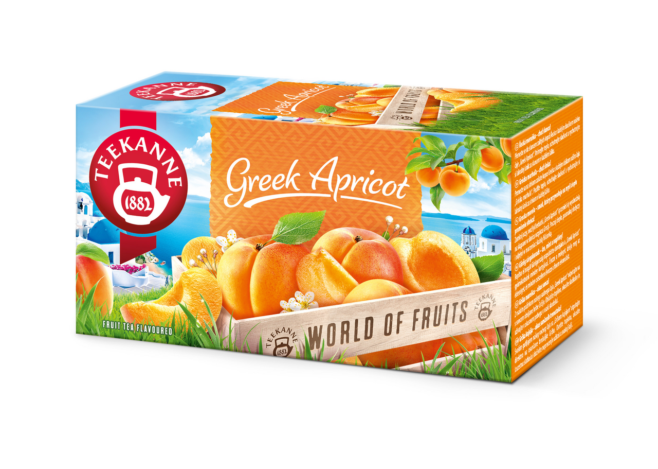 TEEKANNE World Of Fruits Greek Apricot ovocný čaj 45 g