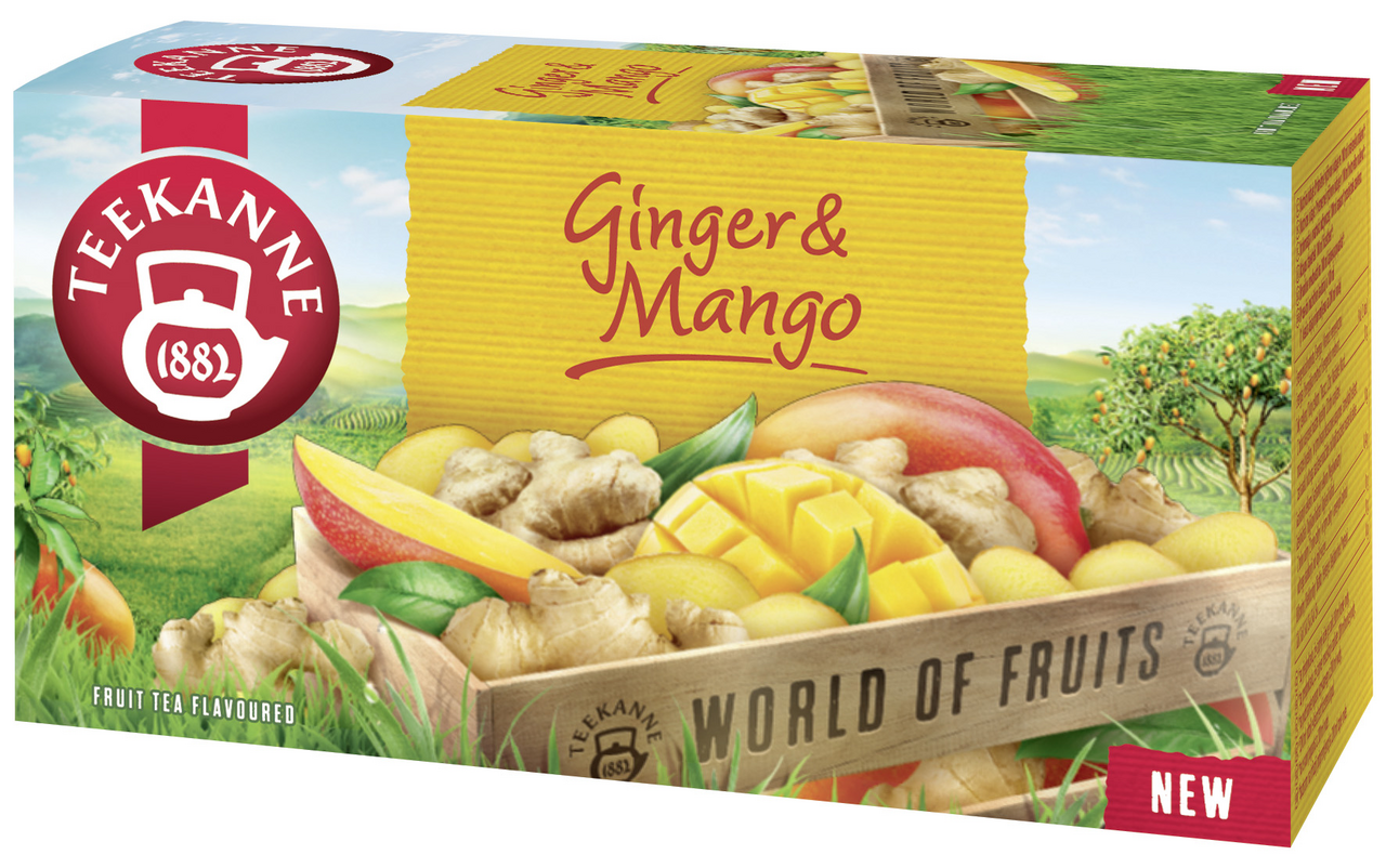 TEEKANNE World Of Fruits Ginger & Mango ovocný čaj 35 g