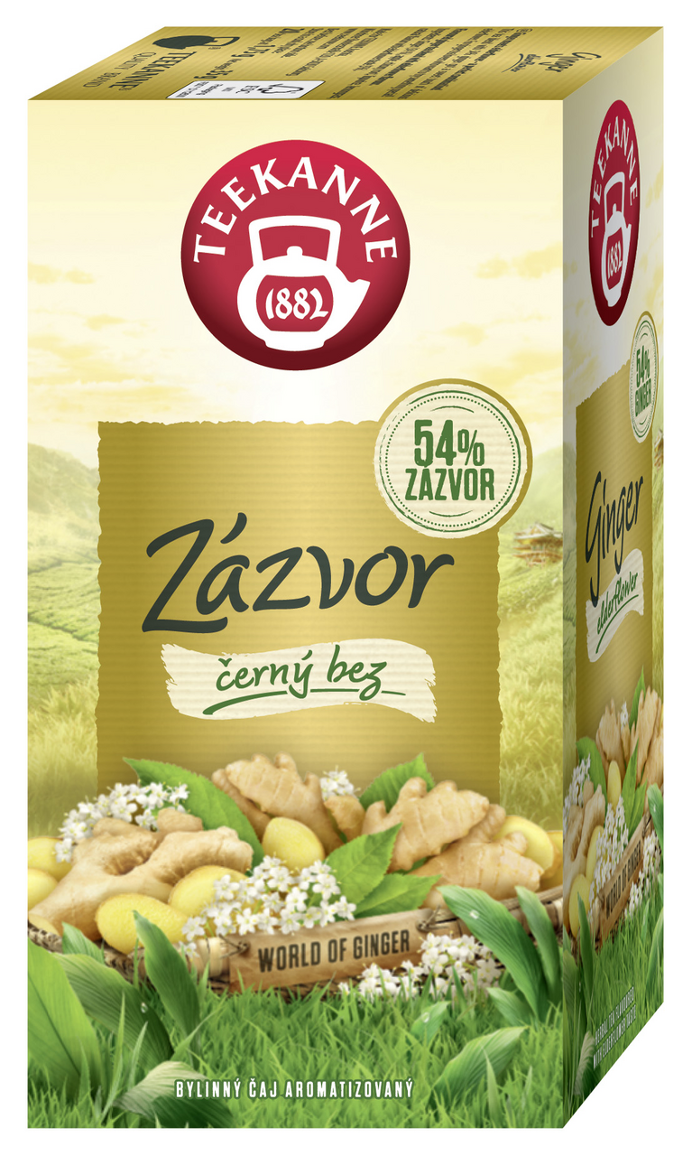 TEEKANNE Zázvor čierna baza bylinný čaj 35 g