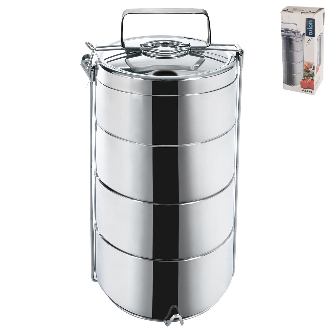 orion Obedár Termo 900 ml priemer 14 cm nerez 4 ks