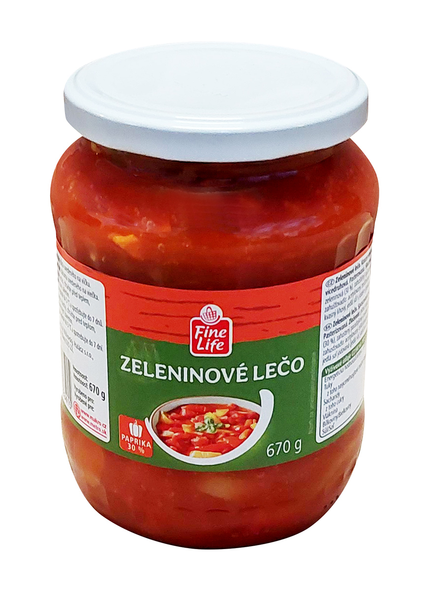 Fine Life Zeleninové lečo 8 x 670 g