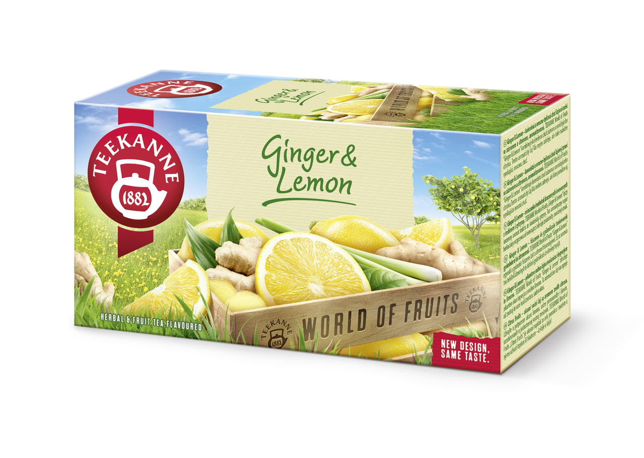 TEEKANNE World of Fruits ginger & lemon bylinno - ovocný čaj 35 g