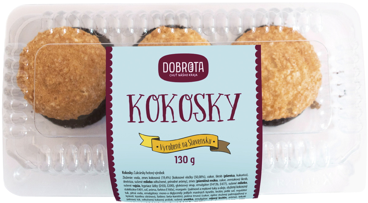 DOBROTA Kokosky 130 g