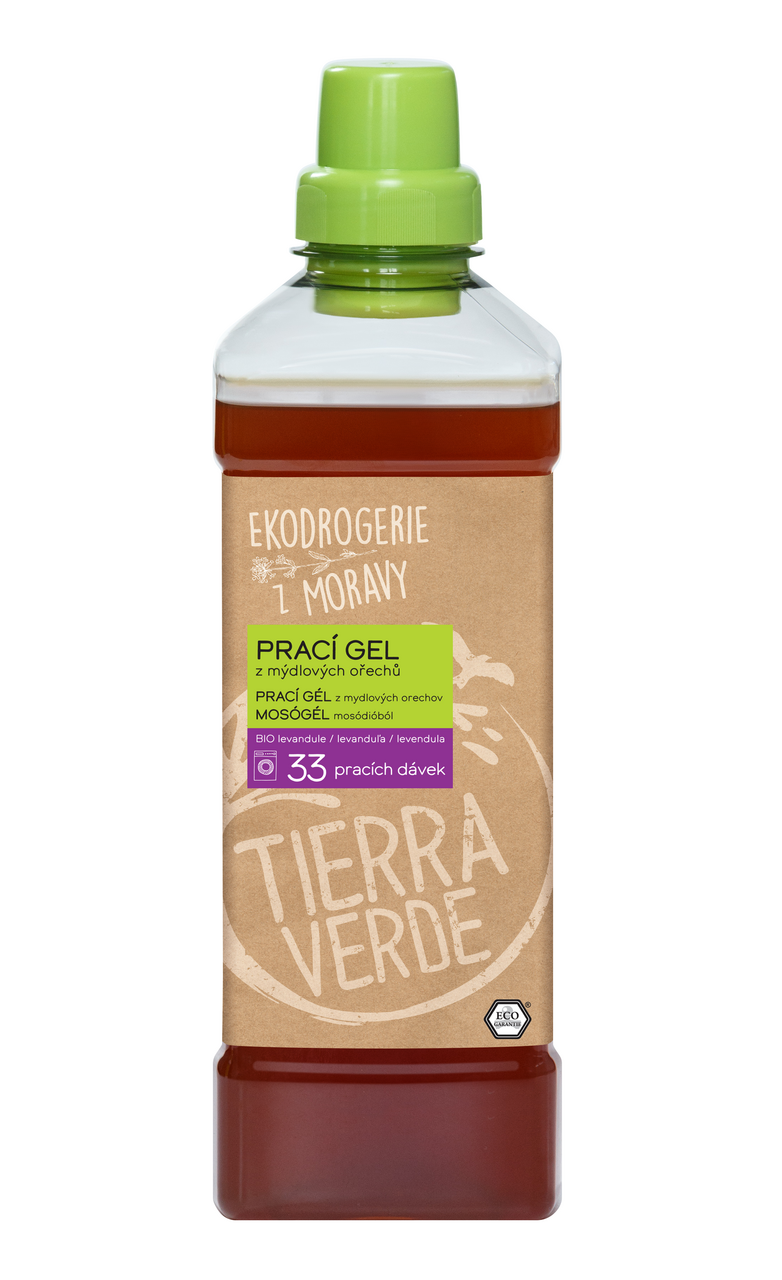 TIERRA VERDE Prací gél levanduľa 1 l