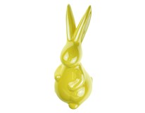 Zajac žltý keramický 1 ks