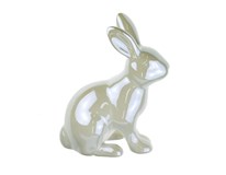 Zajac biely keramický 1 ks