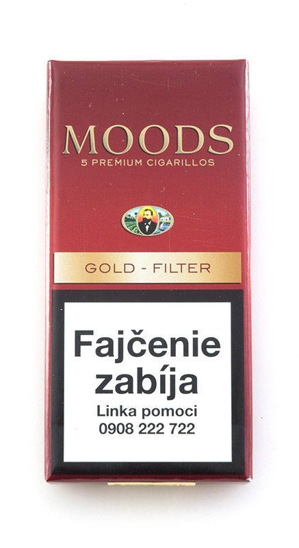 DANNEMANN MOODS Gold Filter TT cigarky (5 x 6,15 g) 10 ks