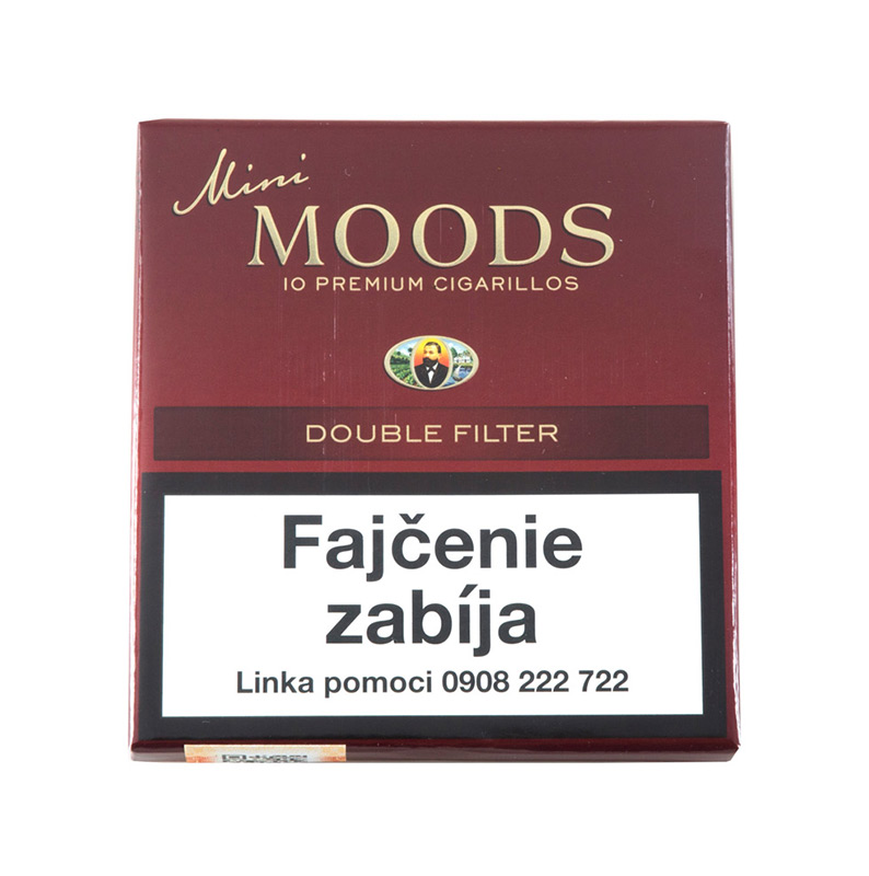 DANNEMANN MOODS Double Filter mini cigarky (10 x 5,3 g) 10 ks