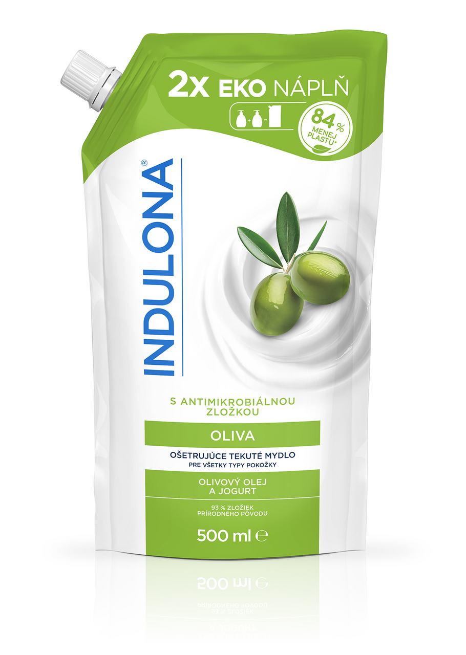 INDULONA Oliva tekuté mydlo náhradná náplň 500 ml