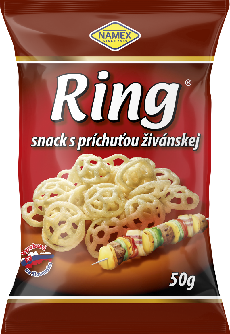 NAMEX Ring Snack s príchuťou živánskej 10 x 50 g