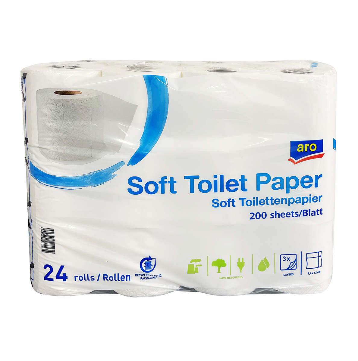 aro Toaletný papier 3 vrstvový 24 ks