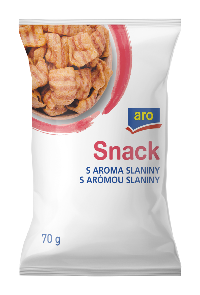 aro Snack s arómou slaniny 10 x 70 g