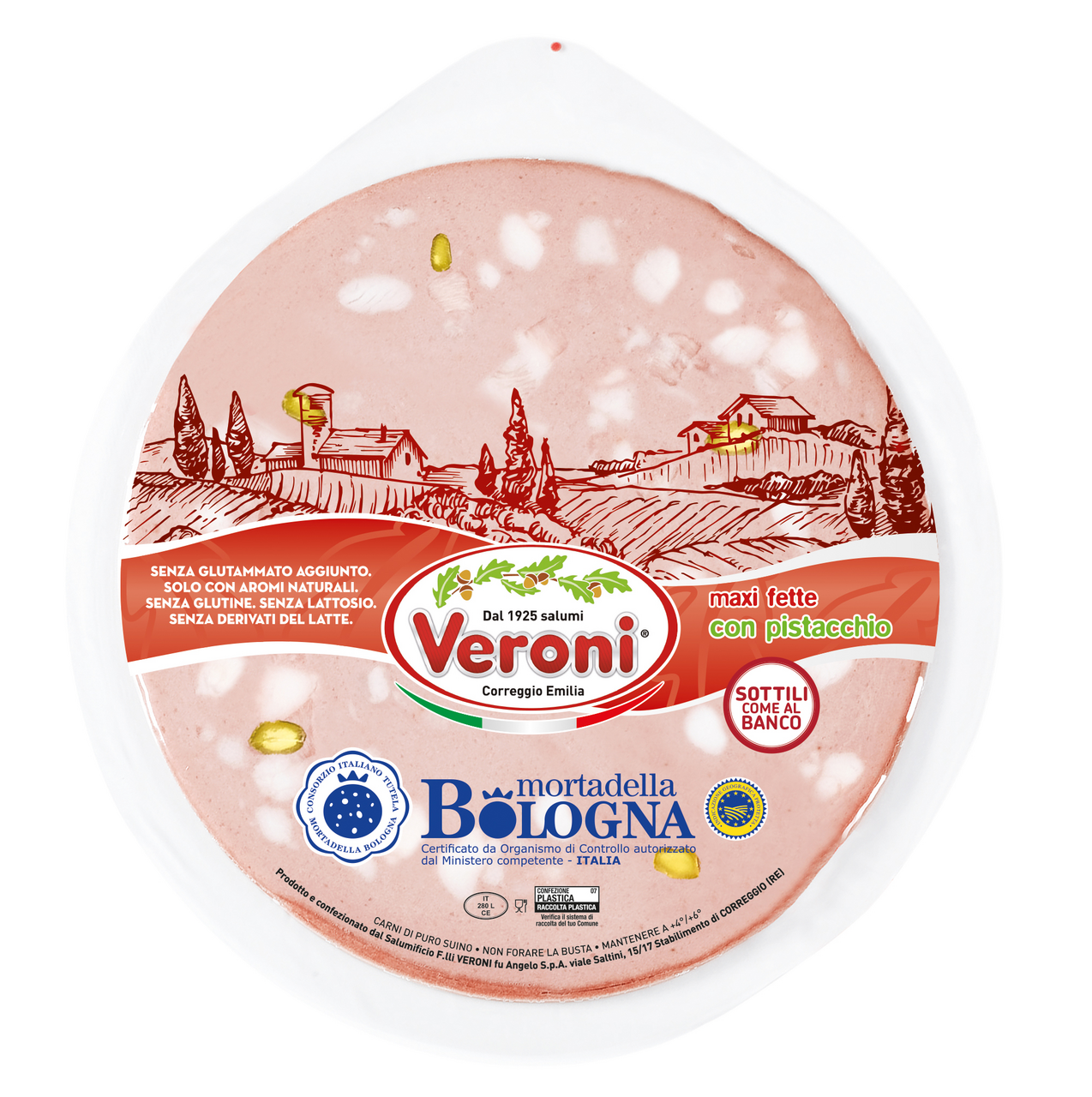 Veroni Mortadella Bologna s pistáciami chlad. 180 g
