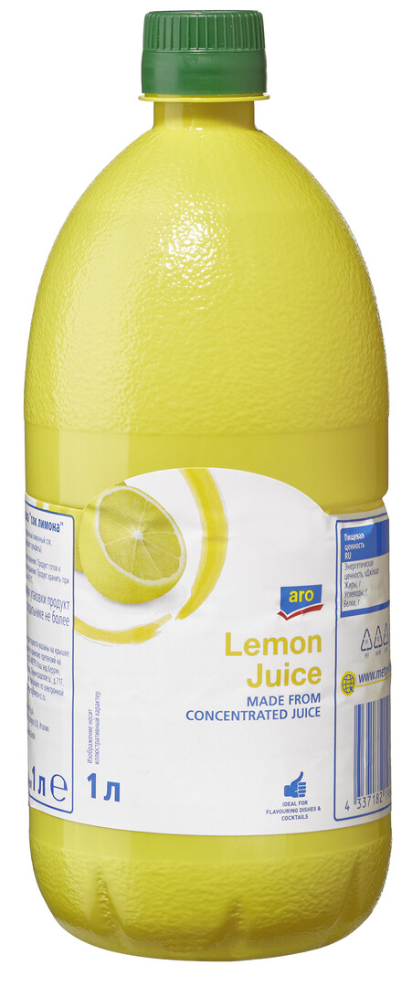 aro Lemon Juice koncentrát 1 l PET