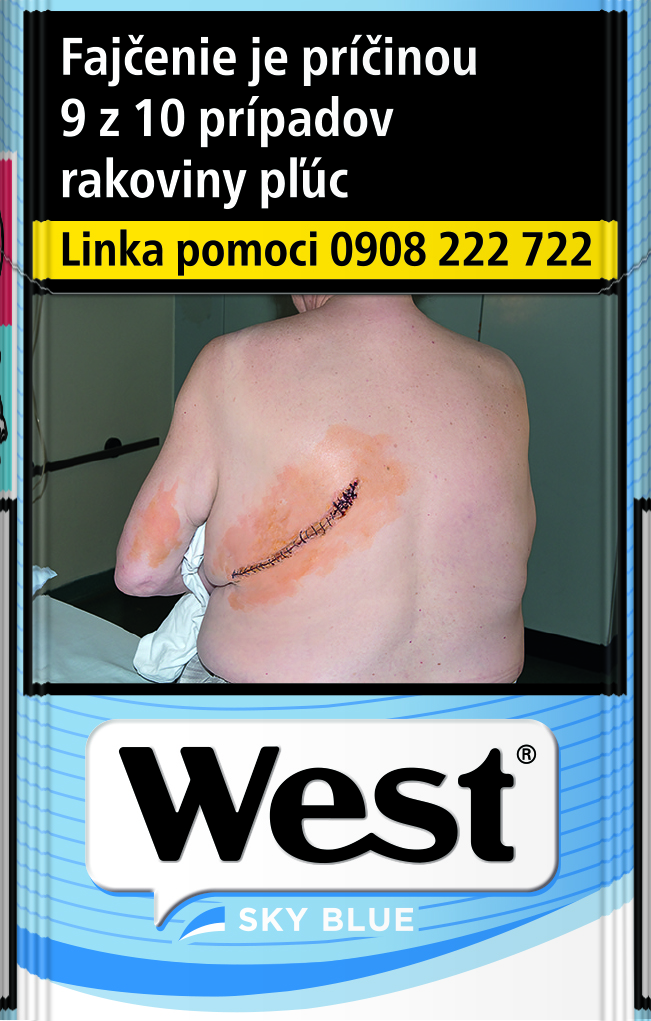 West Blue king size box 20 ks KC 5,50 10 krab. kolok K tvrdé bal. VO cena