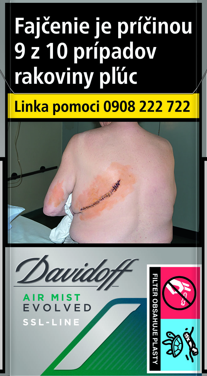 Davidoff Evolved Air Mist s.slims box 20 ks KC 5,50 10 krab. kolok K tvrdé bal. VO cena