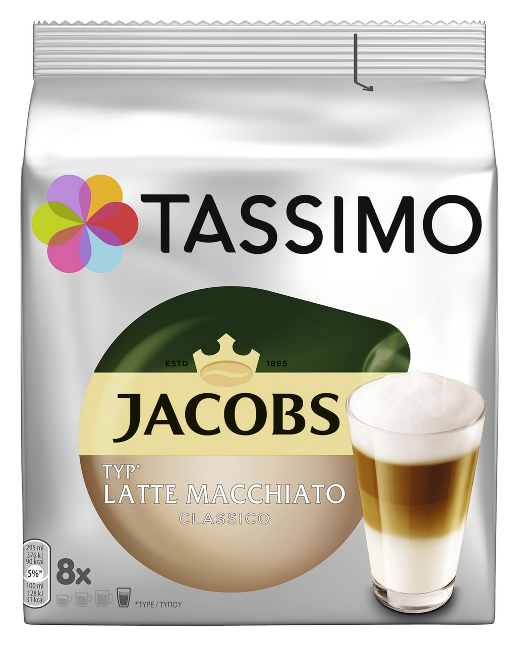 TASSIMO JACOBS Latte Macchiato kapsuly 264 g
