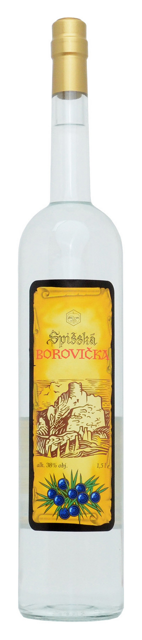 FRUCONA Spišská borovička 38% 1,5 l