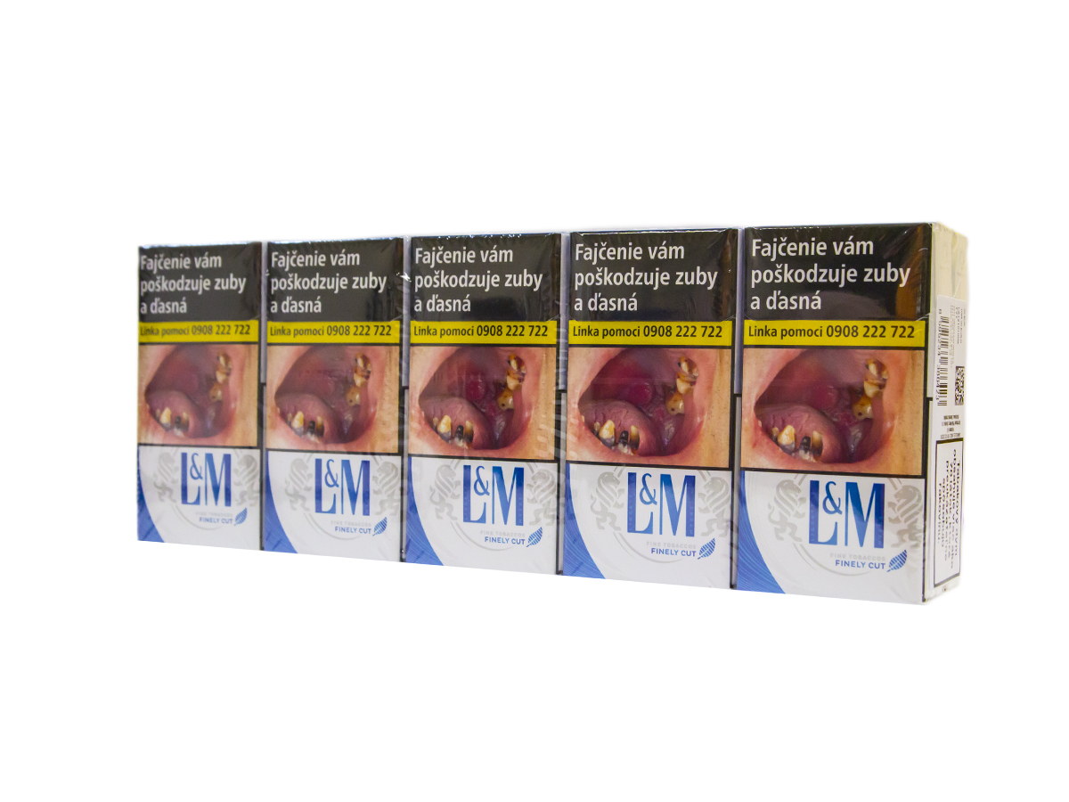 L&M Blue Label 100 dlhé rcb 20 ks KC 5,60 10 krab. kolok K tvrdé bal. VO cena