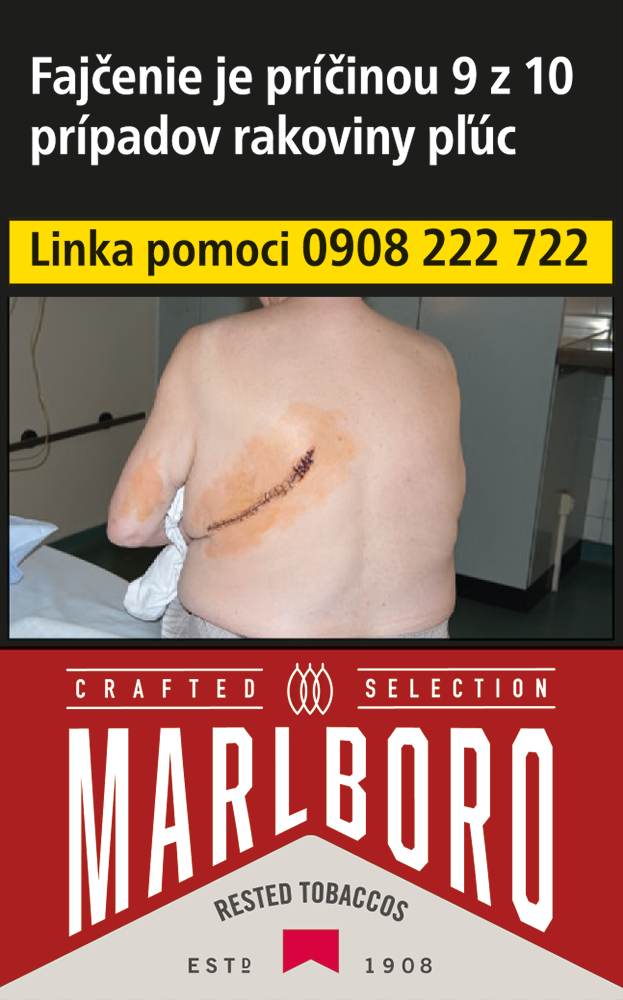 Marlboro Crafted Red king size box 20 ks KC 5,50 10 krab. kolok K tvrdé bal. VO cena