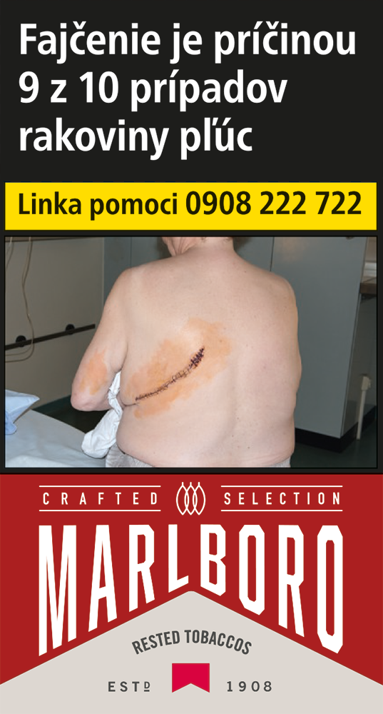 Marlboro Crafted Red 100 dlhé box 20 ks KC 5,50 10 krab. kolok K tvrdé bal. VO cena