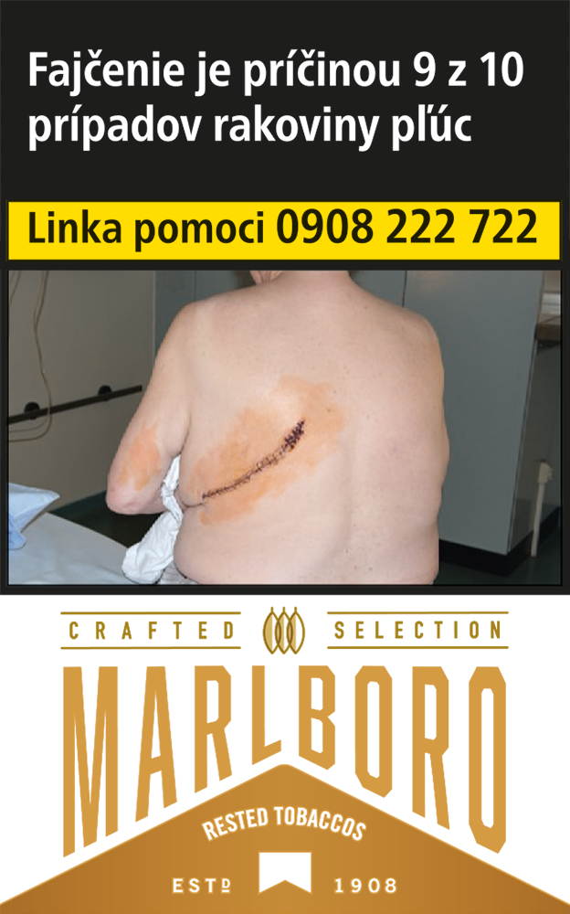 Marlboro Crafted Gold king size box 20 ks KC 5,50 10 krab. kolok K tvrdé bal. VO cena