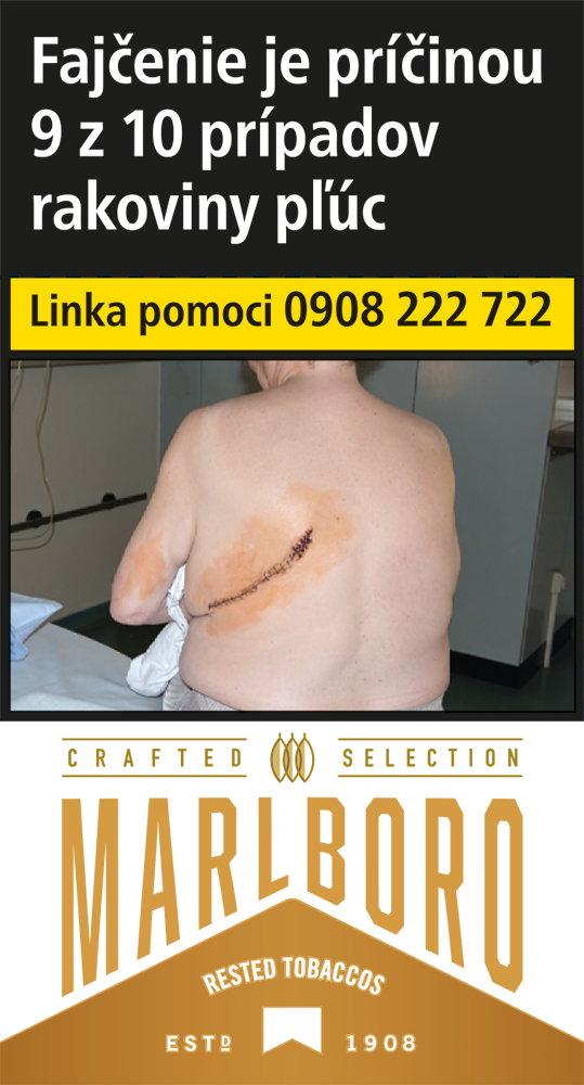 Marlboro Crafted Gold 100 dlhé box 20 ks KC 5,50 10 krab. kolok K tvrdé bal. VO cena