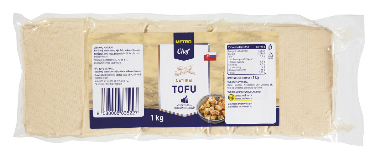 METRO Chef Tofu natural chlad. 1 kg
