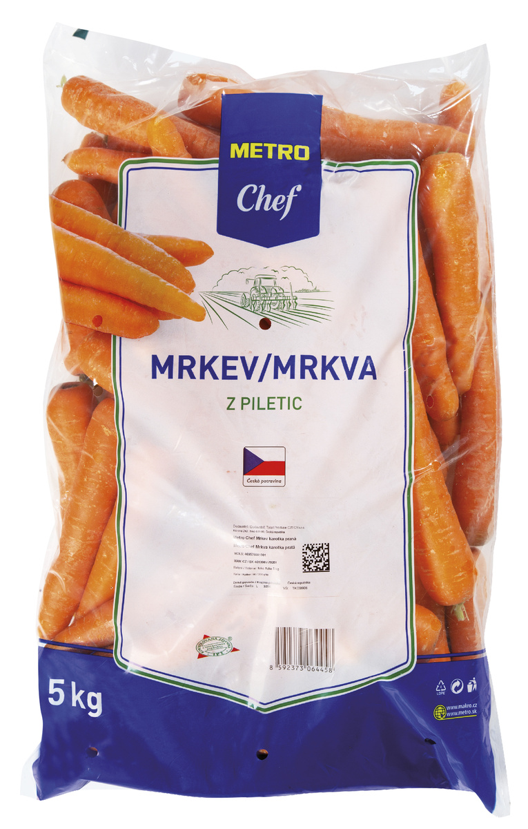 METRO Chef Mrkva karotka CZ čerstvá 5 kg