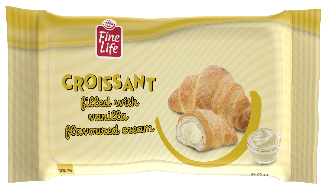 Fine Life Croissant s vanilkovou príchuťou 60 g