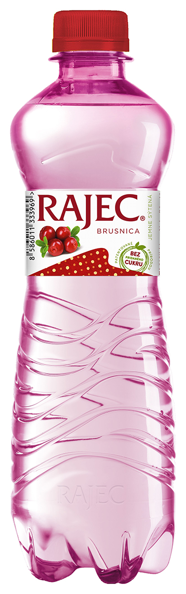 RAJEC Pramenitá voda brusnica 8 x 750 ml vratná PET fľaša