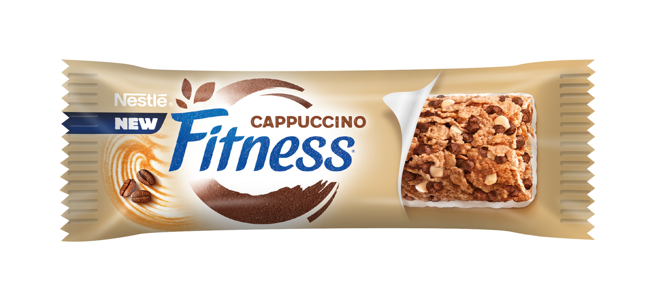Nestlé Fitness tyčinka cappuccino 16 x 24 g